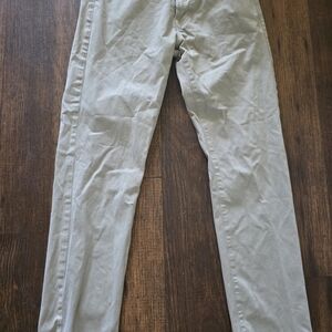 Ag Adriano Goldschmied Mens Khaki Pants 30x34